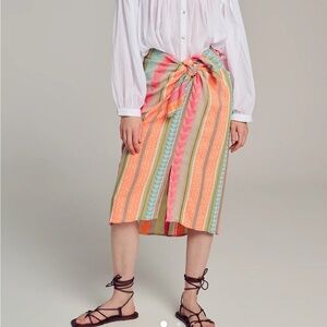 Devotion Twins Astir Skirt. Size M. Multi colored stripe